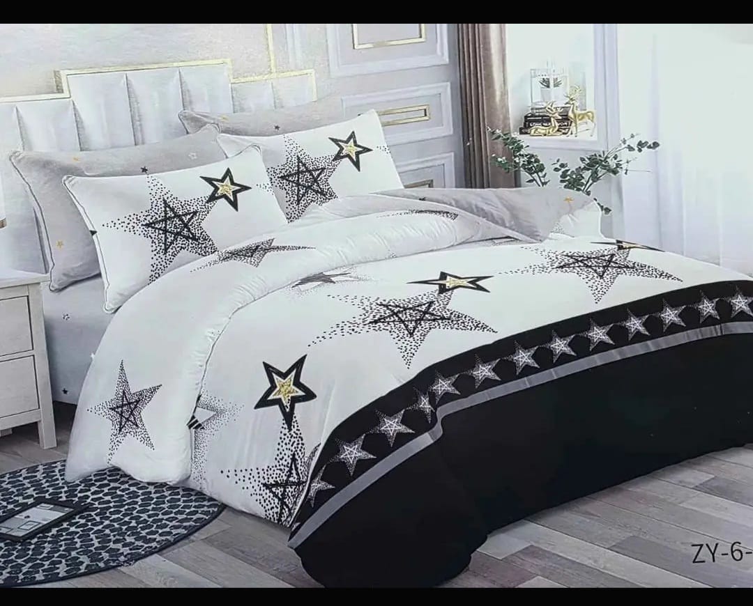 🔥🔥🔴HONEY G 6*7 SIZES, TC LUXURY 4 - PIECE BINDED DUVET SET – STRONG, COMFORTABLE & ELEGANT DESIGN.