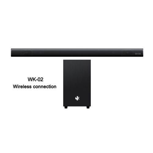 WK 2.1CH SOUNDBAR WITH WIRELESS SUBWOOFER(2.1Channel,Surround System,Wireless Sub-Woofer,Thumbing Bass,Bluetooth Connectivity
