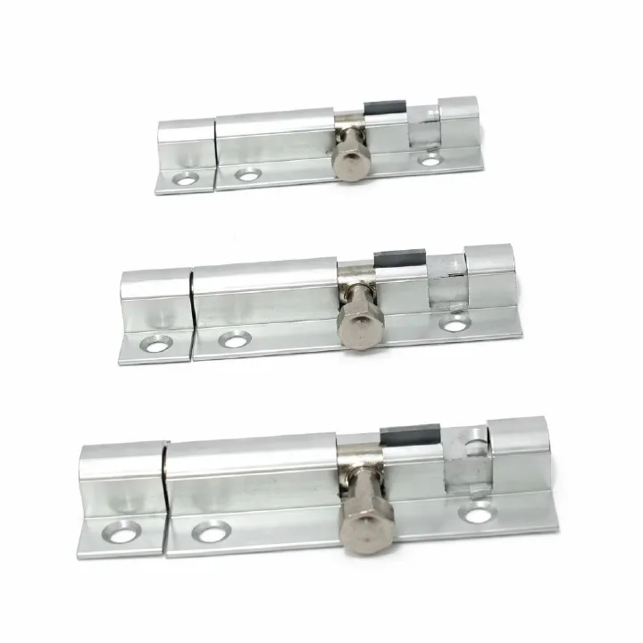 (Pack of 10 ) Aluminium Tower Bolt 2.5inch/3inch/ 4inch – Upgrade your door security with this high-quality  Aluminium Tower Bolt designed for strong and reliable locking.RUST PROOF”.