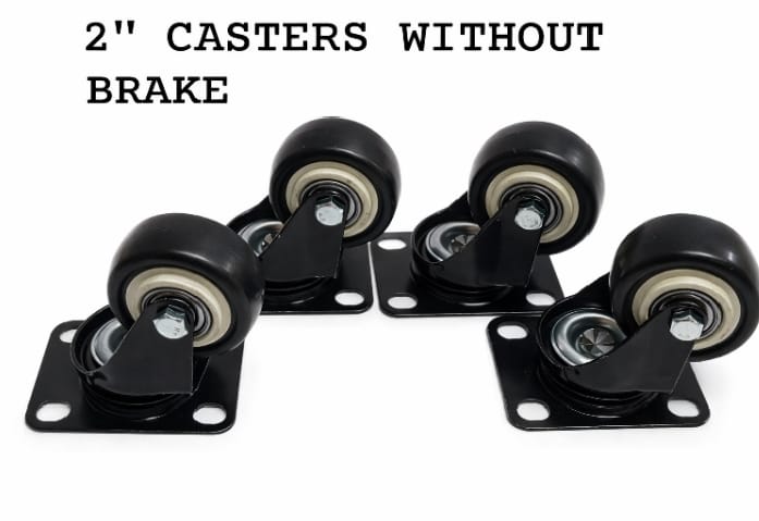 Best price for 4 Pack 2-Inch Heavy Duty Swivel Caster Wheels Free ...