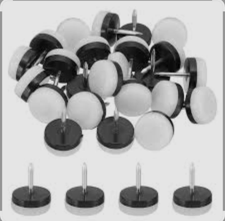 16 pcs 22mm Plastic Foot Glide offer( also known as Nail-on Furniture Sliders or Glides Nail-On) Floor Protectors for Chairs & Tables
Protect Your Floors with Ease!protecting your expensive hardwood,