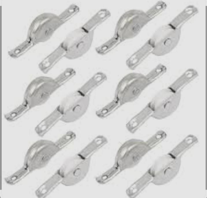 Bulk Wholesale  offer  for 10 PCS Bulk Pack Heavy Duty Sliding Window & Door Rollers - 25mm D-Roller / Matex Pulley Set .