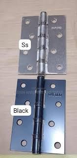 Oxford 4" Heavy Duty Door Hinges (10 pair Bulk Pack/ 0r 3Pa) – Premium Ball Bearing Steel Butt Hinges for Wooden Doors, Rust-Resistant Gold/Brass Finish, High-Strength Hardware for Home Construction,