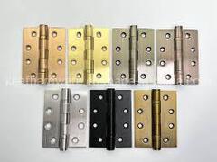 Oxford 4" Heavy Duty Door Hinges (10 pair Bulk Pack/ 0r 3Pa) – Premium Ball Bearing Steel Butt Hinges for Wooden Doors, Rust-Resistant Gold/Brass Finish, High-Strength Hardware for Home Construction,