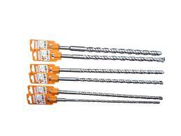 SDS Plus Hammer Drill Bit 310mm – Professional Tungsten Carbide Tipped Masonry Drill Bit for Concrete, Brick, Stone, and Rock – High-Speed Rotary Hammer Drill Power Tool Accessory (8mm - 18mm Sizes).
