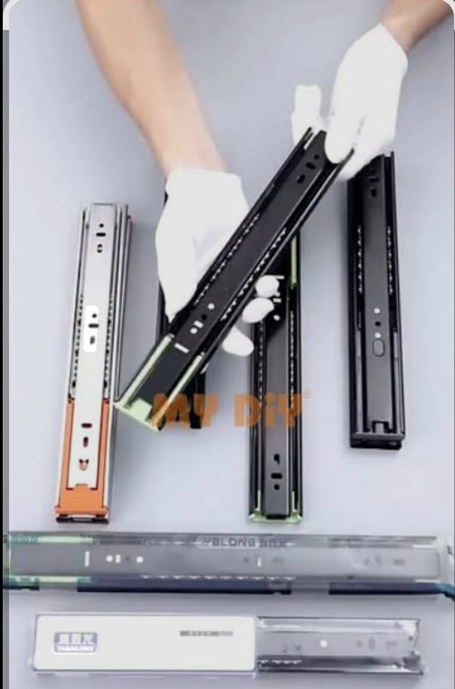 AF Premium Soft Close Drawer Slides (Pair) - 1.2mm Heavy Duty Hydraulic Ball Bearing Full Extension Rail Runners for Kitchen Cabinets & Wardrobes - All Sizes Available: 12, 14, 16, 18, 20 Inch (Black)