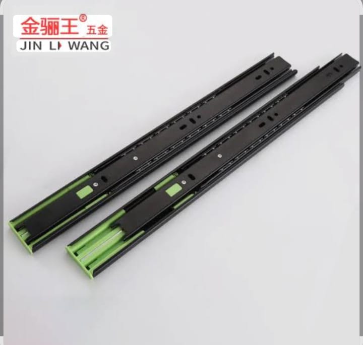 AF Premium Soft Close Drawer Slides (Pair) - 1.2mm Heavy Duty Hydraulic Ball Bearing Full Extension Rail Runners for Kitchen Cabinets & Wardrobes - All Sizes Available: 12, 14, 16, 18, 20 Inch (Black)