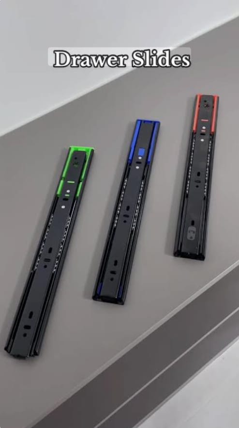 AF Premium Soft Close Drawer Slides (Pair) - 1.2mm Heavy Duty Hydraulic Ball Bearing Full Extension Rail Runners for Kitchen Cabinets & Wardrobes - All Sizes Available: 12, 14, 16, 18, 20 Inch (Black)