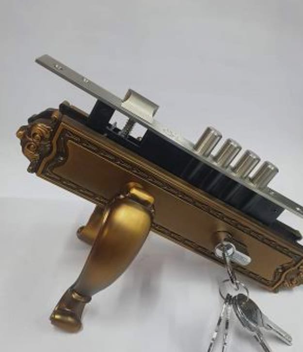 Fealty Z92OO-270 MAB High-Security Mortise Lock Set.This premium locking solution is  engineered for both residential and commercial applications providing a robust physical barrier-Antique brass.