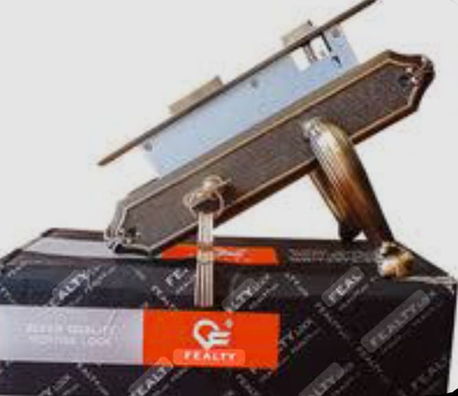 Fealty Z92OO-270 MAB High-Security Mortise Lock Set.This premium locking solution is  engineered for both residential and commercial applications providing a robust physical barrier-Antique brass.