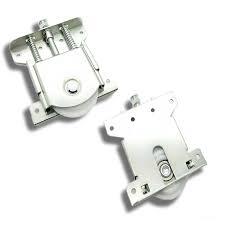 Heavy Duty Wardrobe Sliding Door Rollers   - Premium Adjustable Cabinet Pulley & Top Guide Runners for Wooden & Aluminum Closet Doors - Silent Smooth Glide Furniture Hardware Replacement Kit .