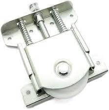 Heavy Duty Wardrobe Sliding Door Rollers   - Premium Adjustable Cabinet Pulley & Top Guide Runners for Wooden & Aluminum Closet Doors - Silent Smooth Glide Furniture Hardware Replacement Kit .