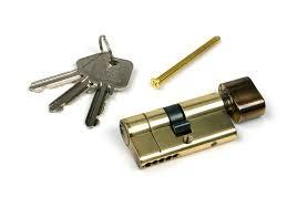 Acrima Design 70mm High Quality Thumbturn Cylinder Door Lock - Keyless Interior Locking for Wooden & Metal Doors - Antique Brass Finish - Available in 1pc Retail and 5pcs Wholesale Pack.