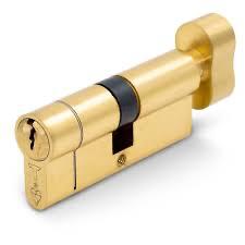 Acrima Design 70mm High Quality Thumbturn Cylinder Door Lock - Keyless Interior Locking for Wooden & Metal Doors - Antique Brass Finish - Available in 1pc Retail and 5pcs Wholesale Pack.