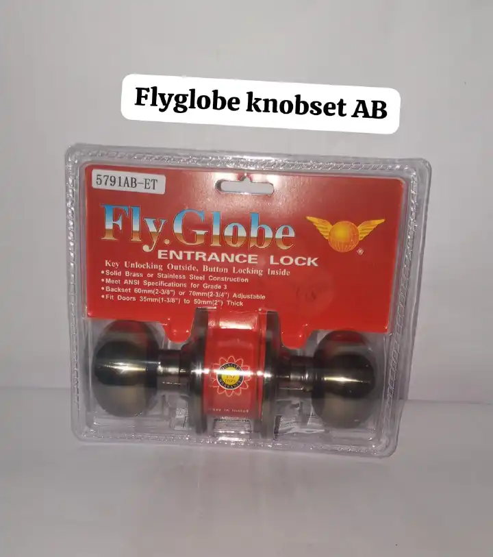 Secure your home with the Fly Globe Heavy-Duty Antique Brass Lockset for only KSh 1,299, or save KSh 698 by grabbing our 3-pack bundle for just KSh 3,199 today!hurry while stocks last!