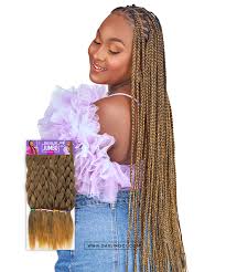 Darling Jumbo 4in1 Long Braid 26" - 2 Packs & 3 Packs Bundle - Premium Lightweight Synthetic Hair Extensions for Knotless, Box Braids & Boho Curls - Hot Water Set, Soft Texture & Tangle-Free (26 Inch)