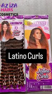 Darling Latino Curls 2pc Value Pack - 35cm Premium Synthetic Crochet Hair Extensions - High Volume Boho Braid & Water Wave Texture - Tangle-Free Long Lasting Bounce - Heat Friendly DIY Styling Fiber