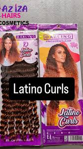 Darling Latino Curls 2pc Value Pack - 35cm Premium Synthetic Crochet Hair Extensions - High Volume Boho Braid & Water Wave Texture - Tangle-Free Long Lasting Bounce - Heat Friendly DIY Styling Fiber