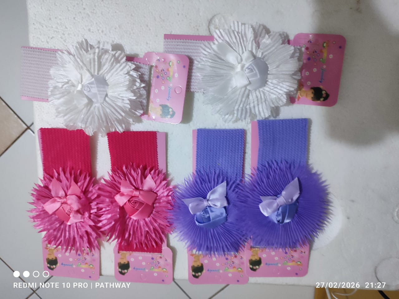 6pcs!!!!pack of charming touch to your little princess’s outfit with this adorable 6-piece baby headband set.headband features a beautiful decorative flower design that makes your baby look extra cute
