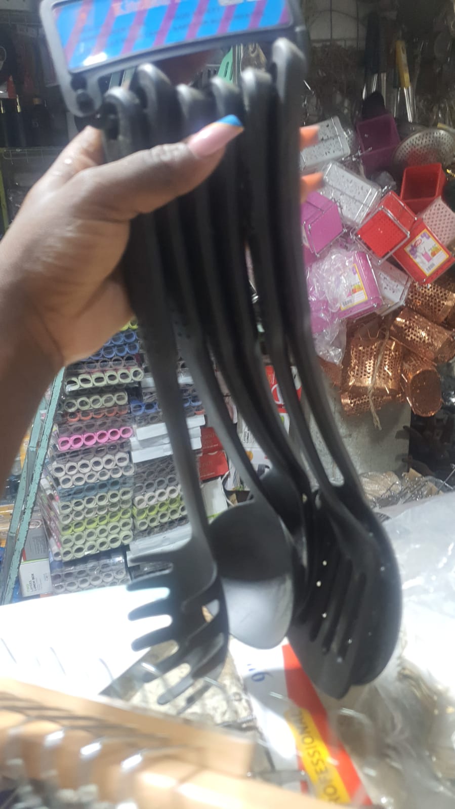 6 Pcs Black Cooking Utensils Set Heat-Resistant Silicone Non-Stick Spatula Spoon Sets Suitable for Cooking Kitchen Tools Kitchen Utensils Multifunction Shovel Spoon Set Non-Stick Kitchen Tools Set