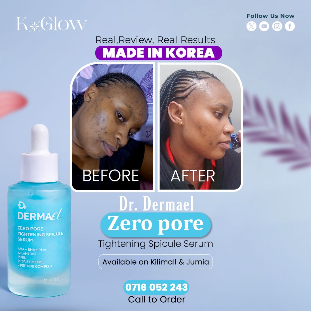 Dr DERMAEL Korean Skincare & Face Serum – Zero Pore Tightening Treatment for Uneven Skin Tone | Anti-Aging Skincare with AHA+BHA+PHA, Allantoin, PDRN, CICA Exosome & 7 Peptide Complex