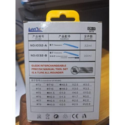 32 In 1 Precision Hardware Screw Driver Tool Sets Portable Screwdriver Kit