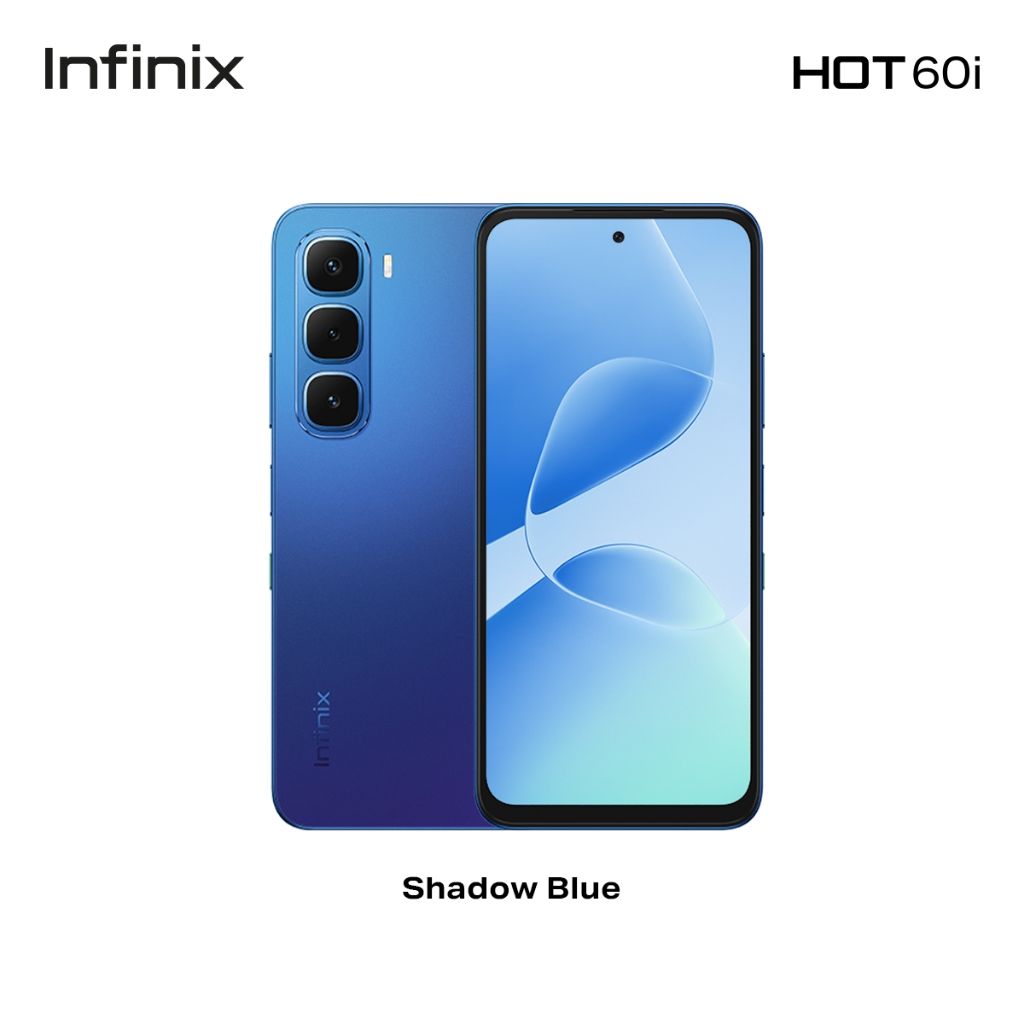 [TECH WEEK SALE] INFINIX HOT 60i 6.7" 120Hz Display 128GB+8GB(4+4GB) 5160mAh Long-Life Battery 4G Dual SIM Waterproof Dual Speakers 45W Charging NFC Fingerprint Lock Android15 AI Smart Phone.
