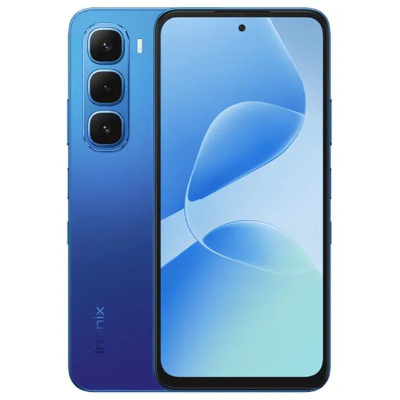 Infinix Hot 60I 6GB RAM 128GB ROM 6.7 Inch IPS LCD 720x1600 120Hz Display Phones Mediatek Helio G81 Processor 50MP Rear Camera Phone 5160mAh Battery 45W Fast Charging Android 15 OS IP64 Smartphones