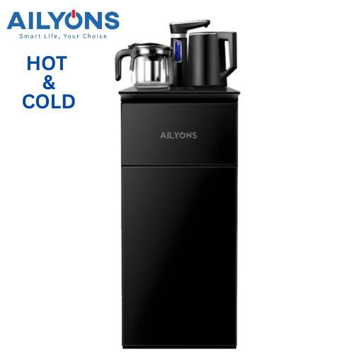 AILYONS AFK-1915-COLD Bottom Load Hot & Cold Water Dispenser with Coffee Maker Electric Kettle Storage Space (1YR WRTY