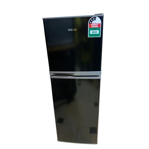 Ecomax Fridge Double Door 138l Refrigerator Bd-138 - Black