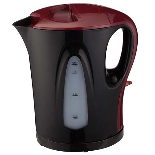 Ramtons RM/609-cordless Electric Kettle 1.7 Litres- Black & Red (1YR WRTY)