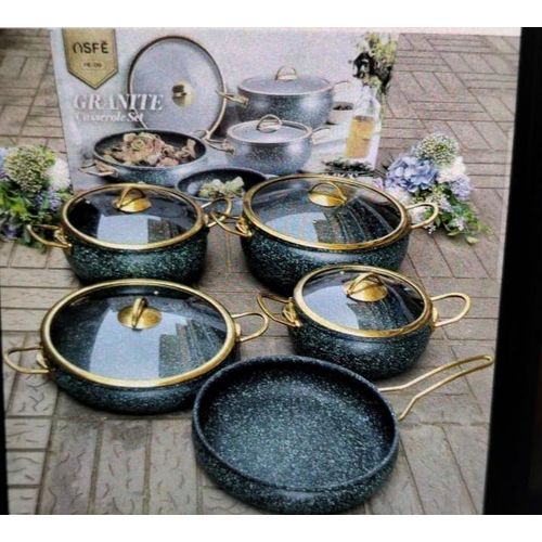 Granite 9PCS KITCHEN COOKWARE SET