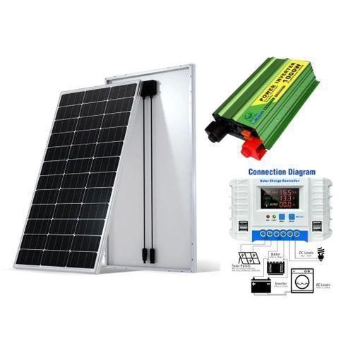 Share this product



Powermate 600Watts Solar Panel All Weather Monocrystalline 600 Watts Solar Panel 25 Years Warranty + 1000 Watts Solar Power Inverter 1000W DC TO AC Inverter + 30AH Solar Charge C