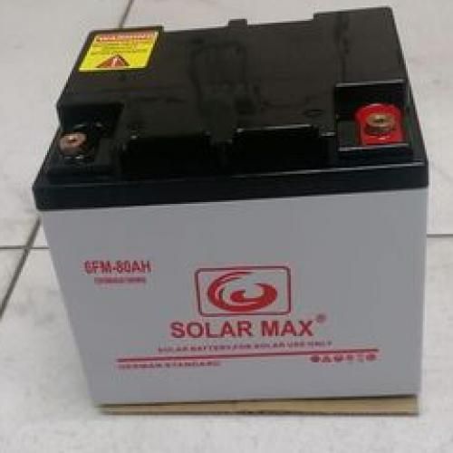 Solarmax 80ah Solar Battery Free Maintenance Dry Cell