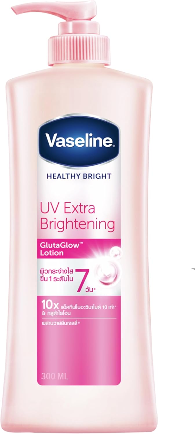 Vaseline Healthy Bright UV Gluta Glow Brightening Body Lotion, 500ml