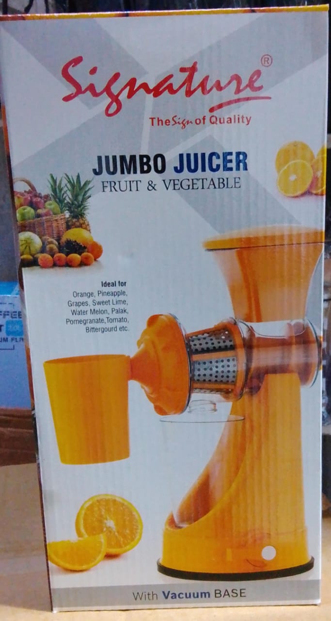 Signature jumbo manual juicer for fruits and vegetables signature jumbo juicer