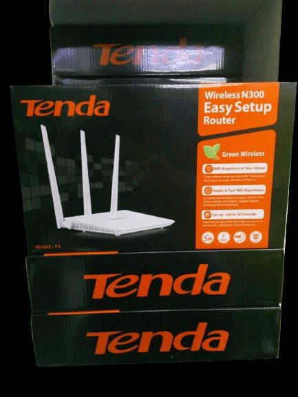 Tender/Tenda Router F3 300mbps WiFi With 3 Antenna