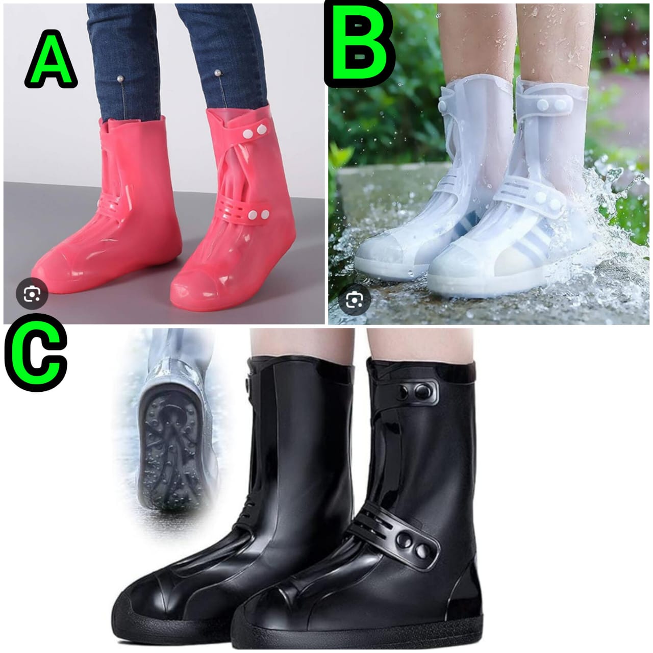 Reusablable washable Kids rain shoe cover stretchable easy to clean with slip-resistant sole protect any style of your kid shoe, from flats and sneakers to joggers. Super soft and comfortable