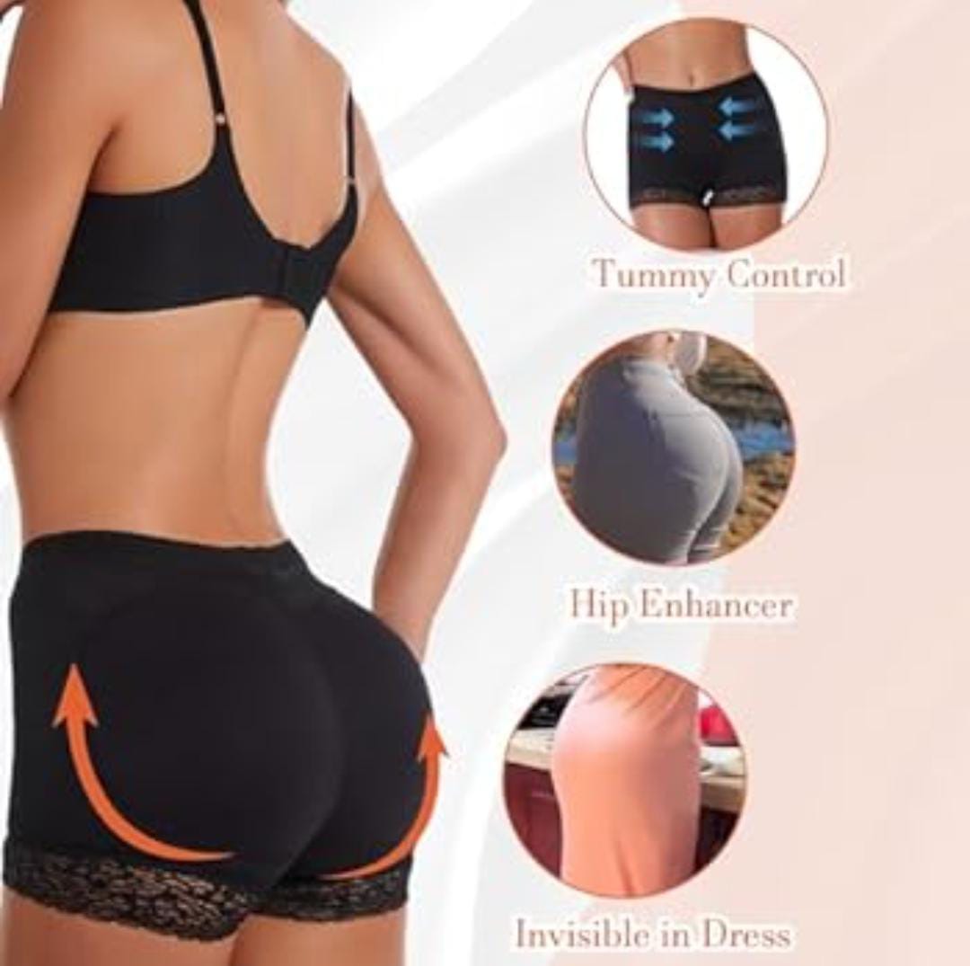 Padded butt booster .Womens Shapewear Butt Lifter Padded Control Panties Body Shaper Brief