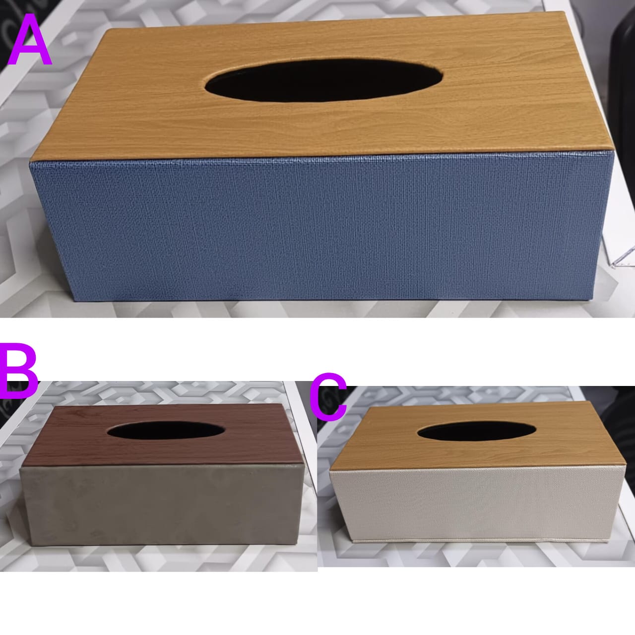 SERVIETTE HOLDER| Elegant Tissue Box with Bamboo Lid – Stylish & Durable Home Accessory, Fits standard tissue packs for easy replacement, Durable and sturdy construction for long-lasting use.
