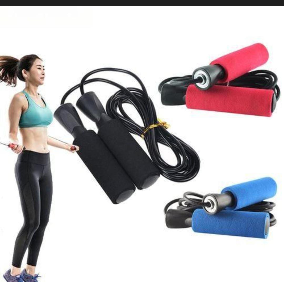 SKIPPING ROPE| 2.5m Long Jump Rope – Fitness & Training Essential, Durable rope for smooth, tangle-free skipping, Comfortable non-slip handles, Ideal for cardio, weight loss, and full-body workout