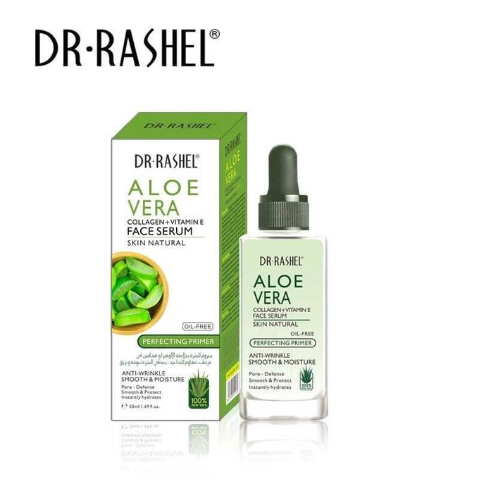 Dr. Rashel Aloe Vera Collagen + Vitamin E Face Serum - Anti-Wrinkle, Smoothen, Moisturize Perfecting Primer