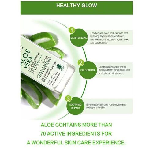 Dr. Rashel Aloe Vera Collagen + Vitamin E Face Serum - Anti-Wrinkle, Smoothen, Moisturize Perfecting Primer