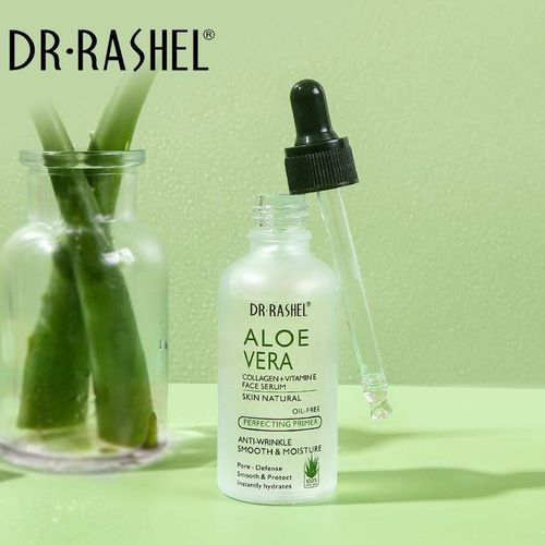 Dr. Rashel Aloe Vera Collagen + Vitamin E Face Serum - Anti-Wrinkle, Smoothen, Moisturize Perfecting Primer