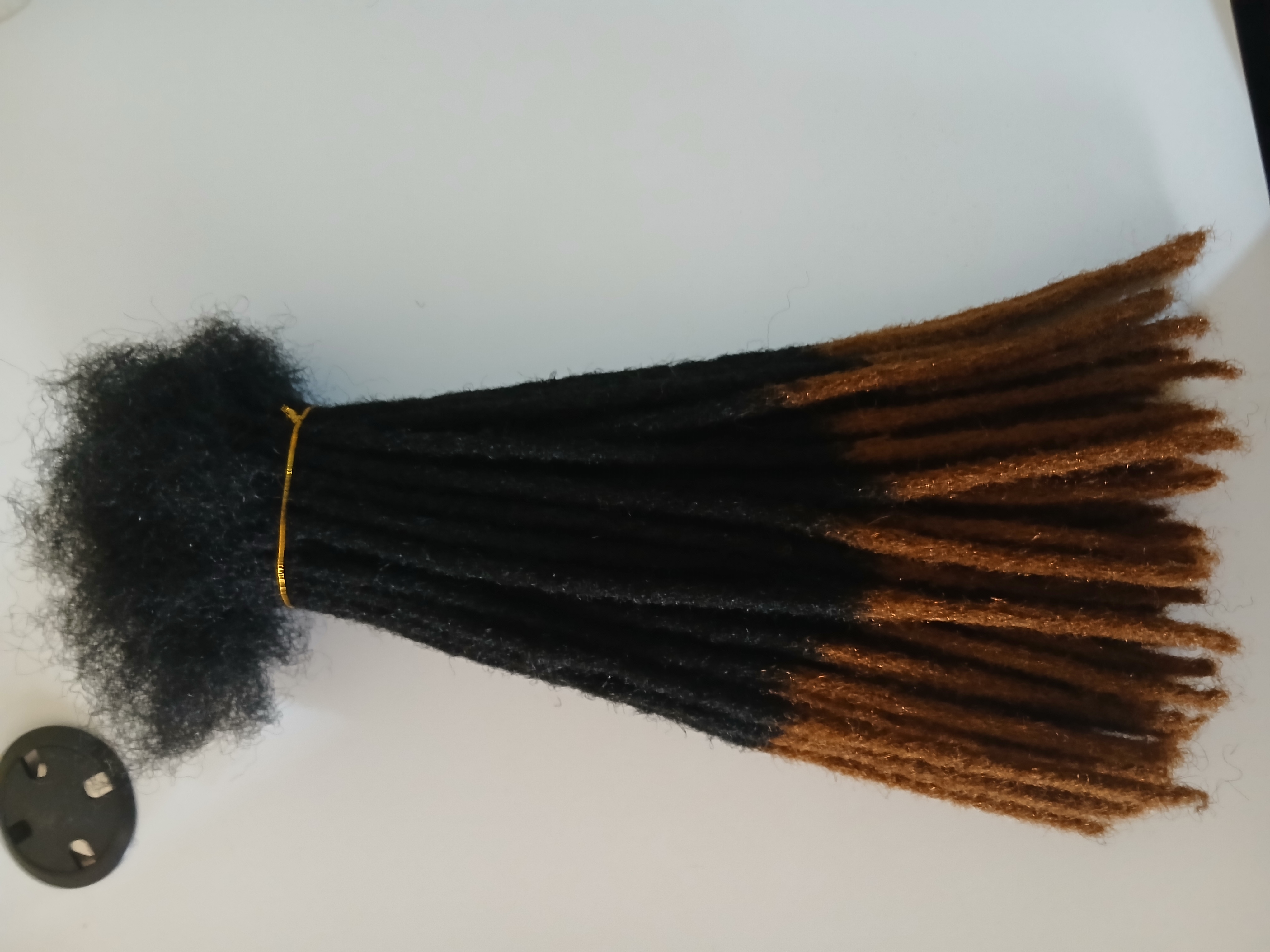 Artificial Dreadlocks-70pieces for full head lightweight and easy to install. Reusable.For both males and females