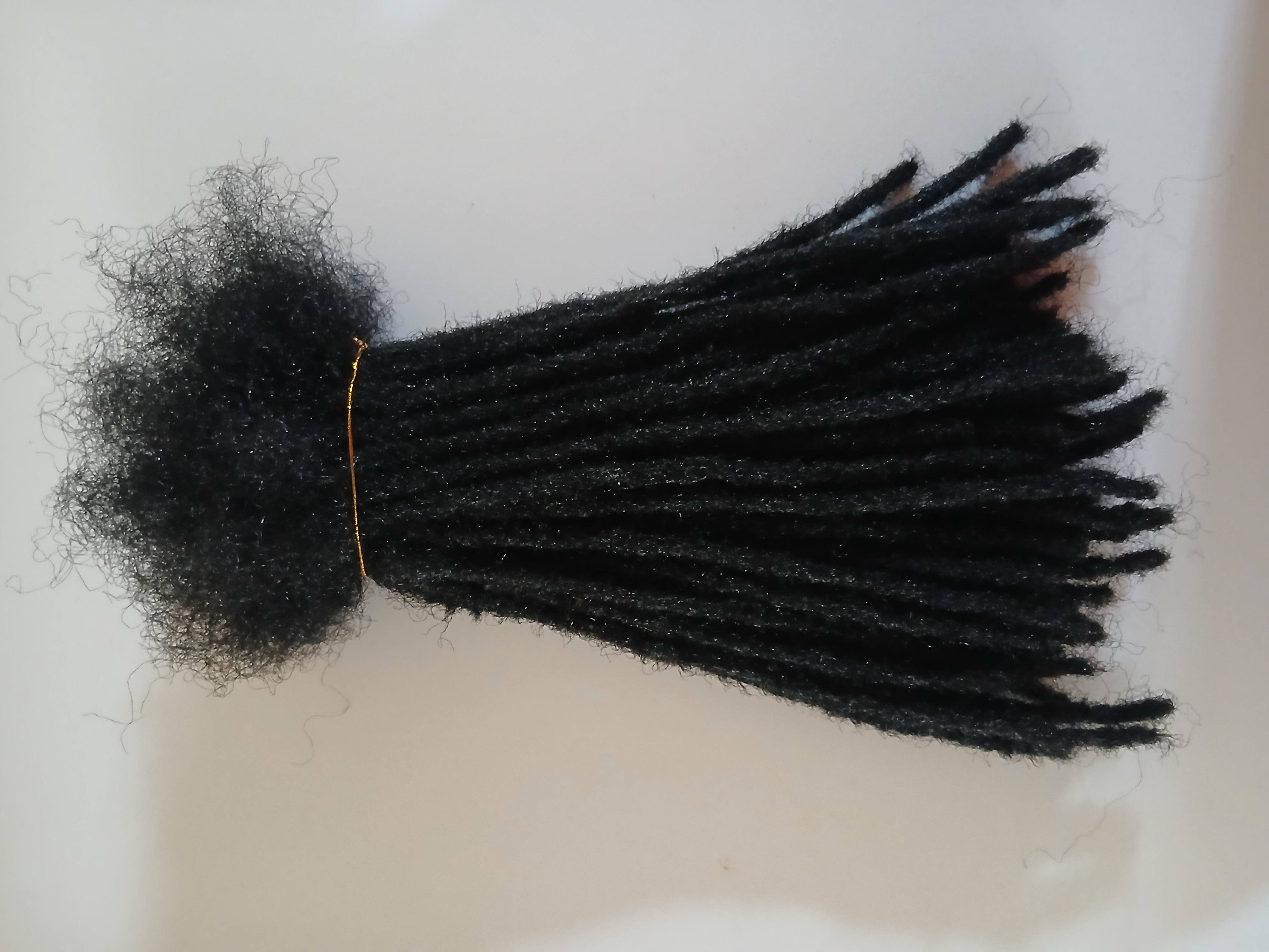 Artificial Dreadlocks-70pieces for full head lightweight and easy to install. Reusable.For both males and females