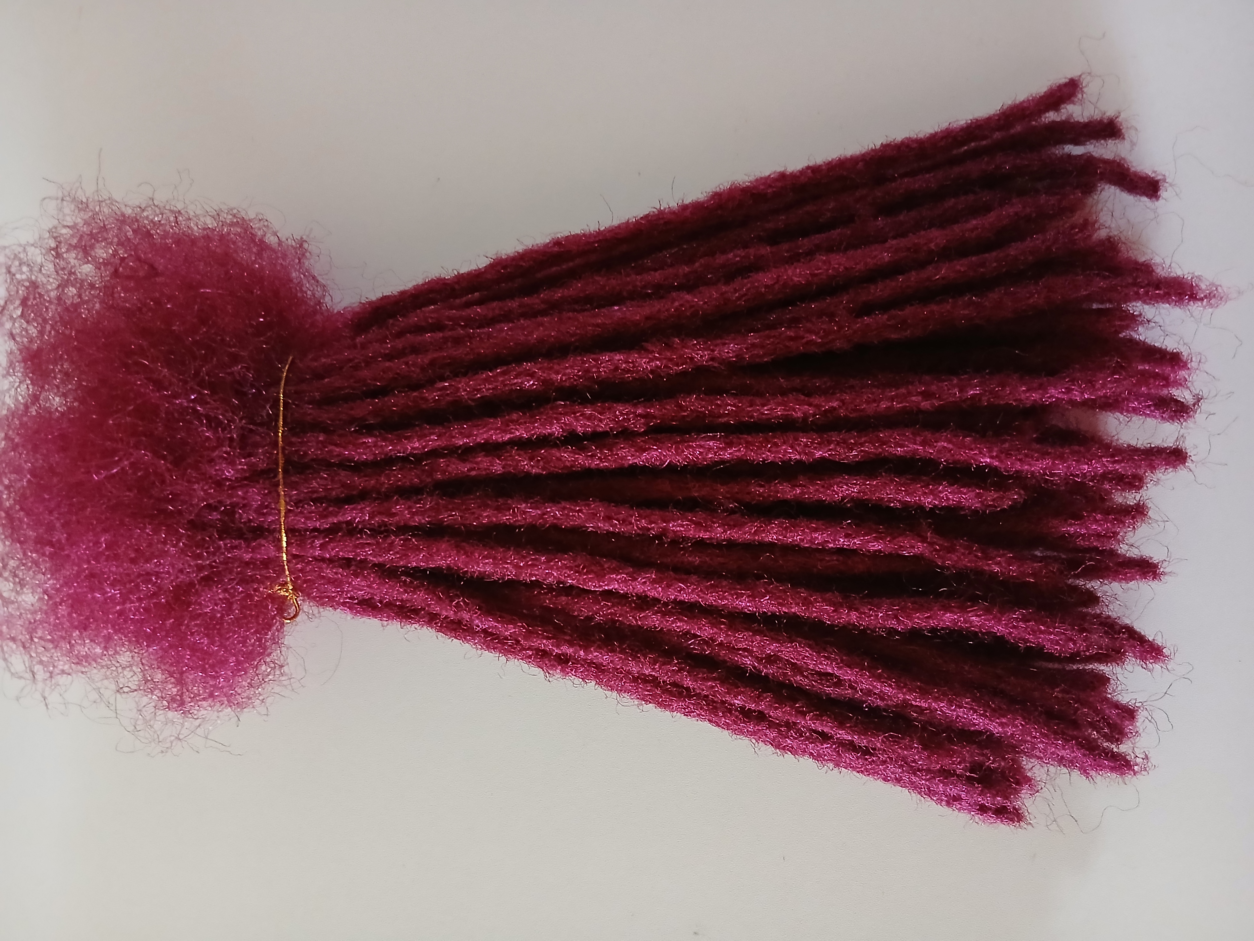 Artificial Dreadlocks-70pieces for full head lightweight and easy to install. Reusable.For both males and females