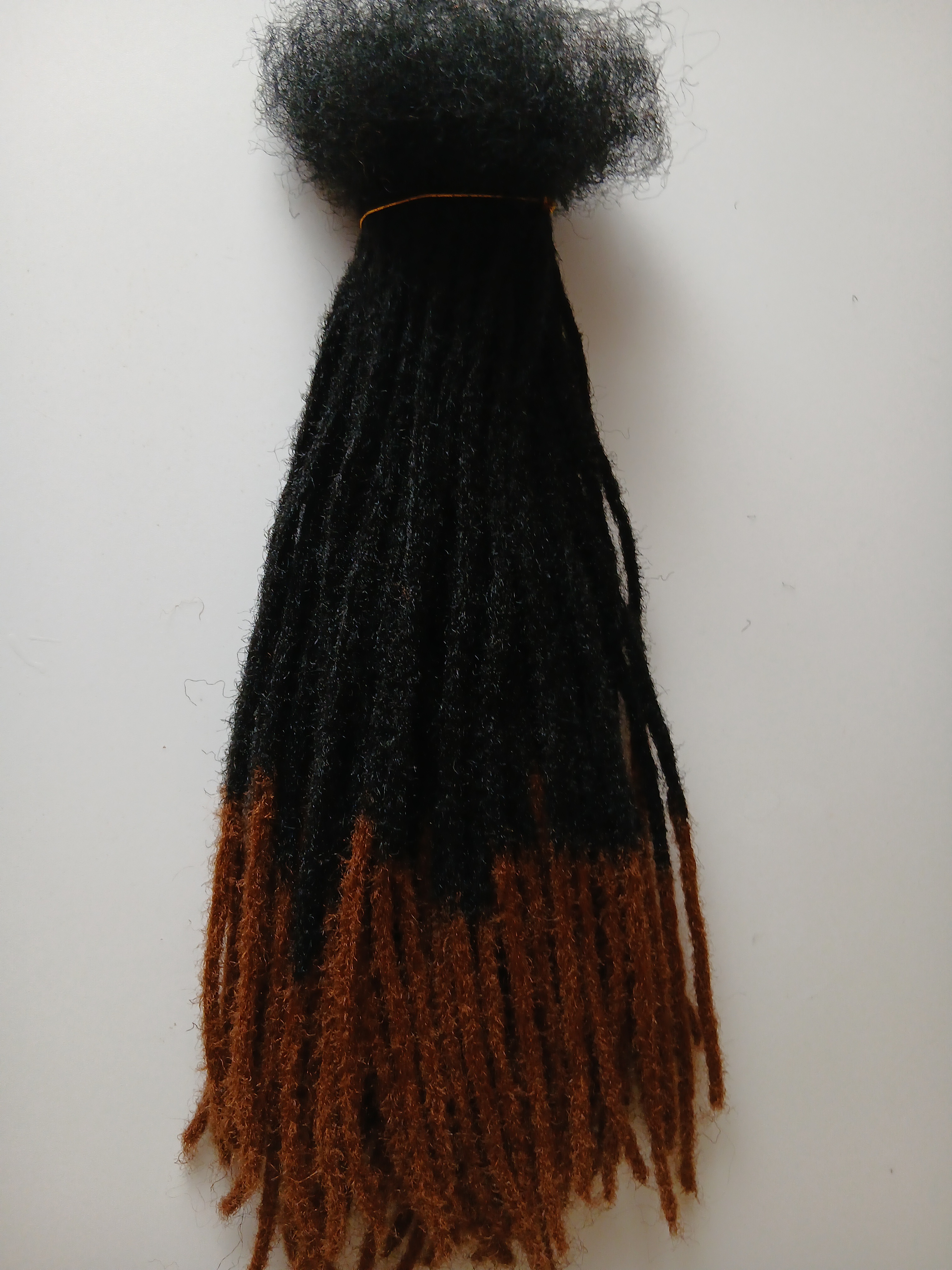 Artificial Dreadlocks-70pieces for full head lightweight and easy to install. Reusable.For both males and females
