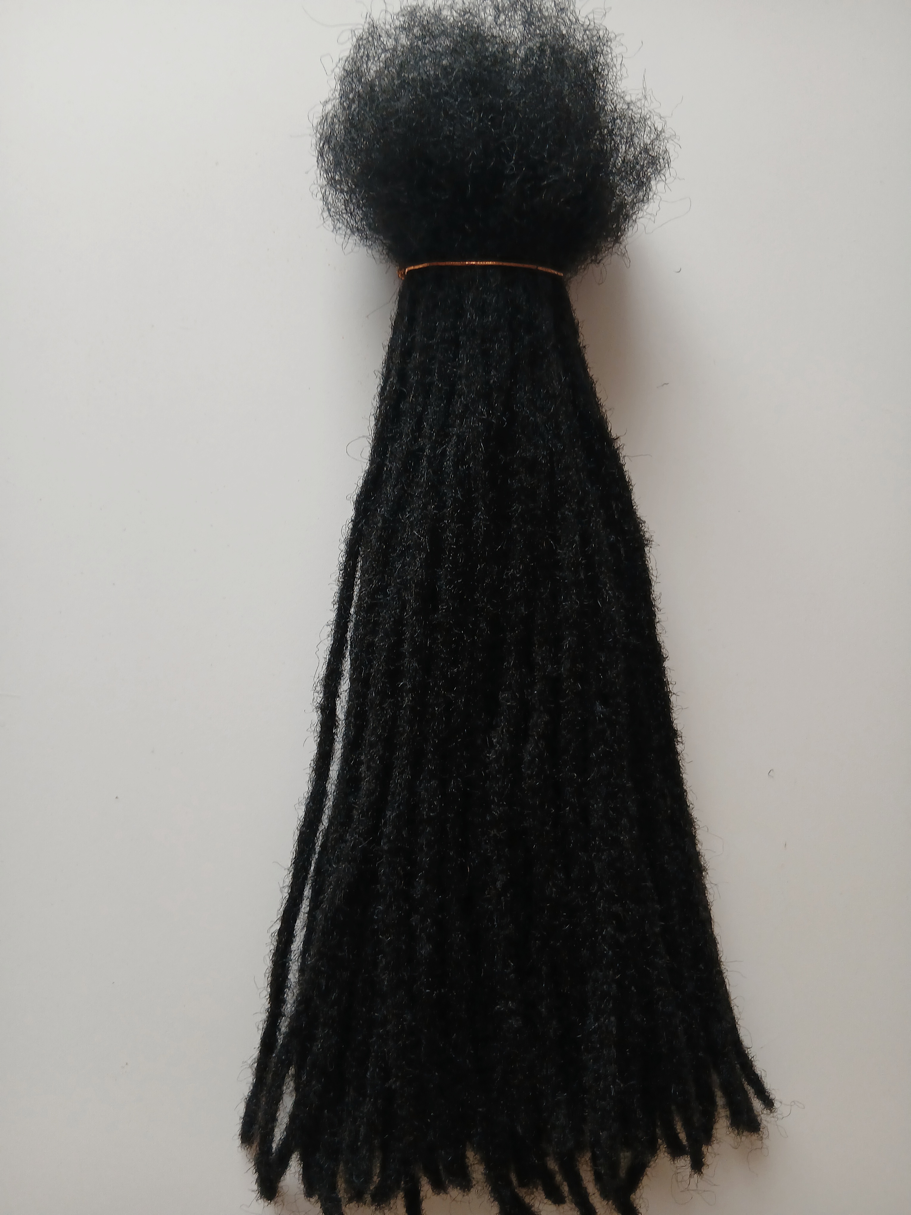 Artificial Dreadlocks-70pieces for full head lightweight and easy to install. Reusable.For both males and females