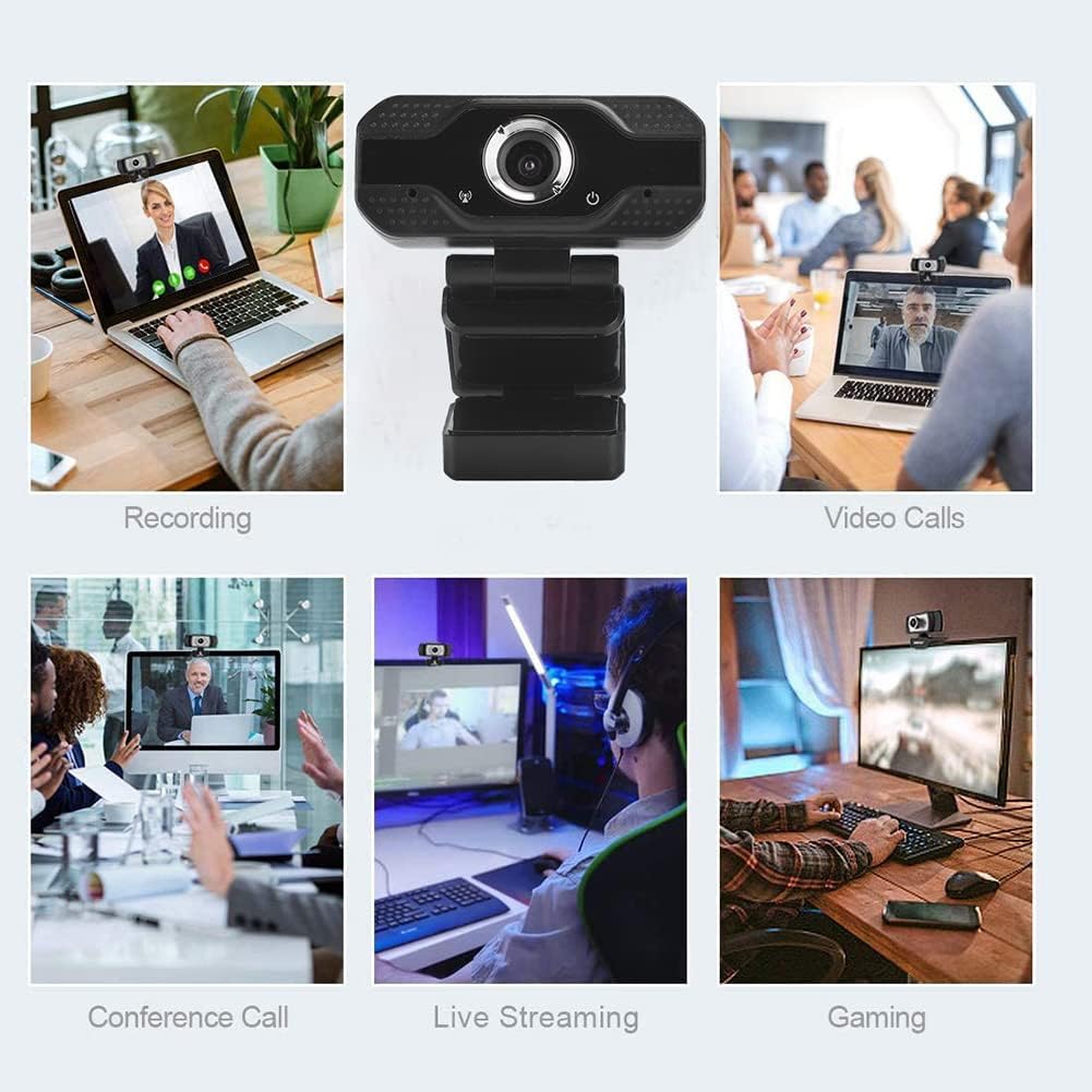 Webcam Computer Laptop 1080P Microphone Live Broadcast Video Calling Web Cameras Conference PC Camera